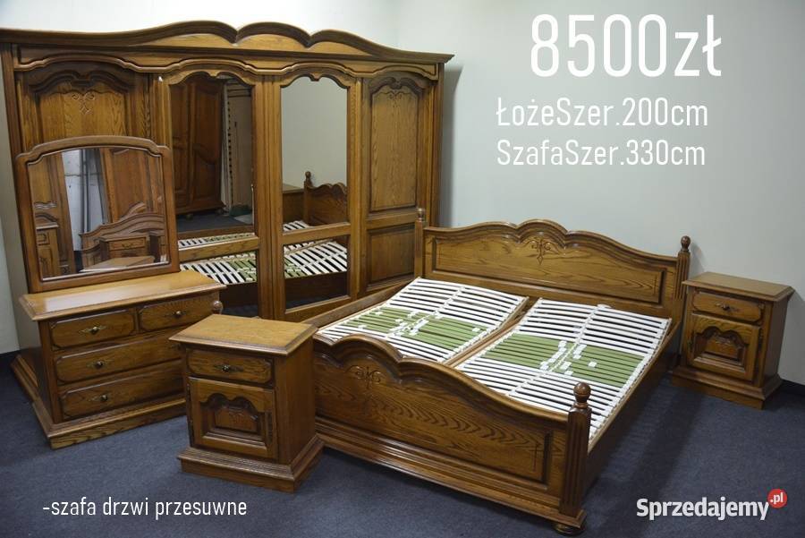 Piękna Sypialnia Dębowa sprzedam meble do Pszczyna