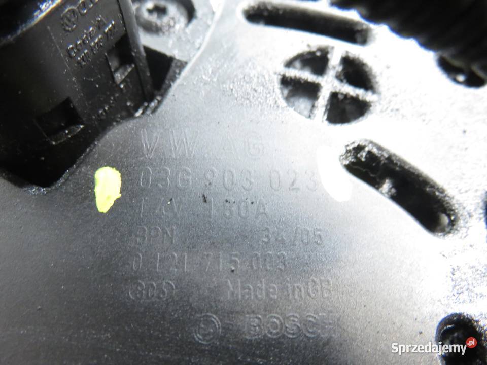ALTERNATOR VW PASSAT B6 19 TDI 03G903023