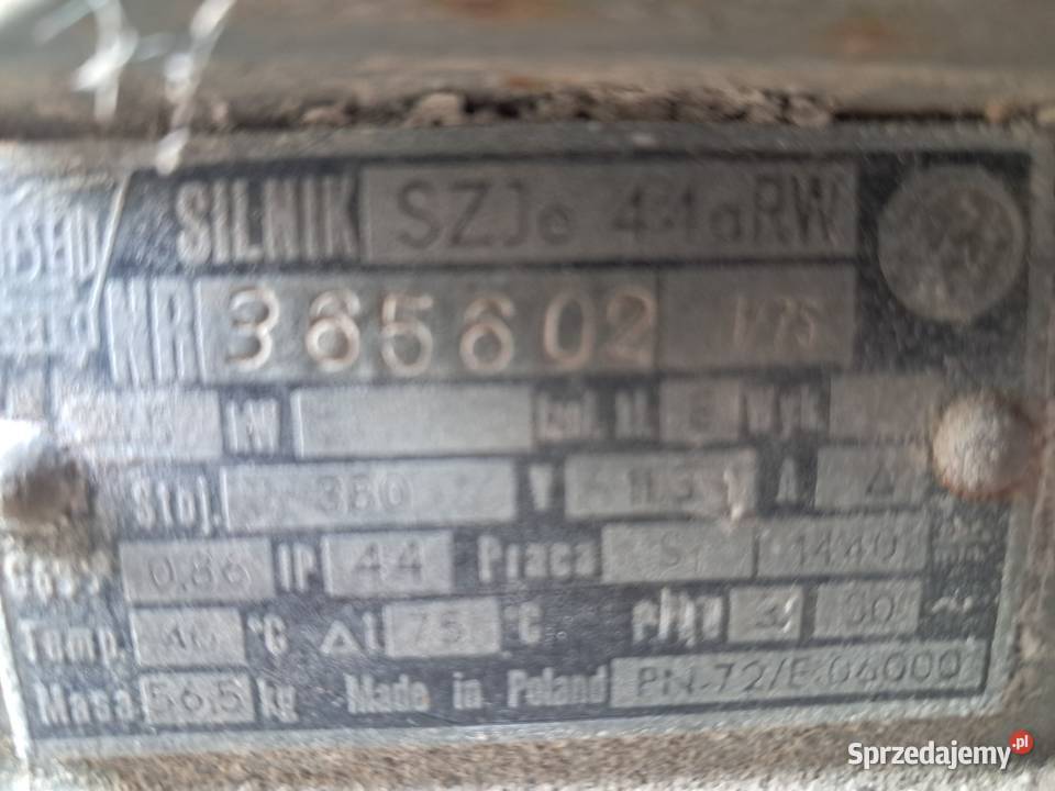 Silnik 55 kw Pozostałe Bachorzewo