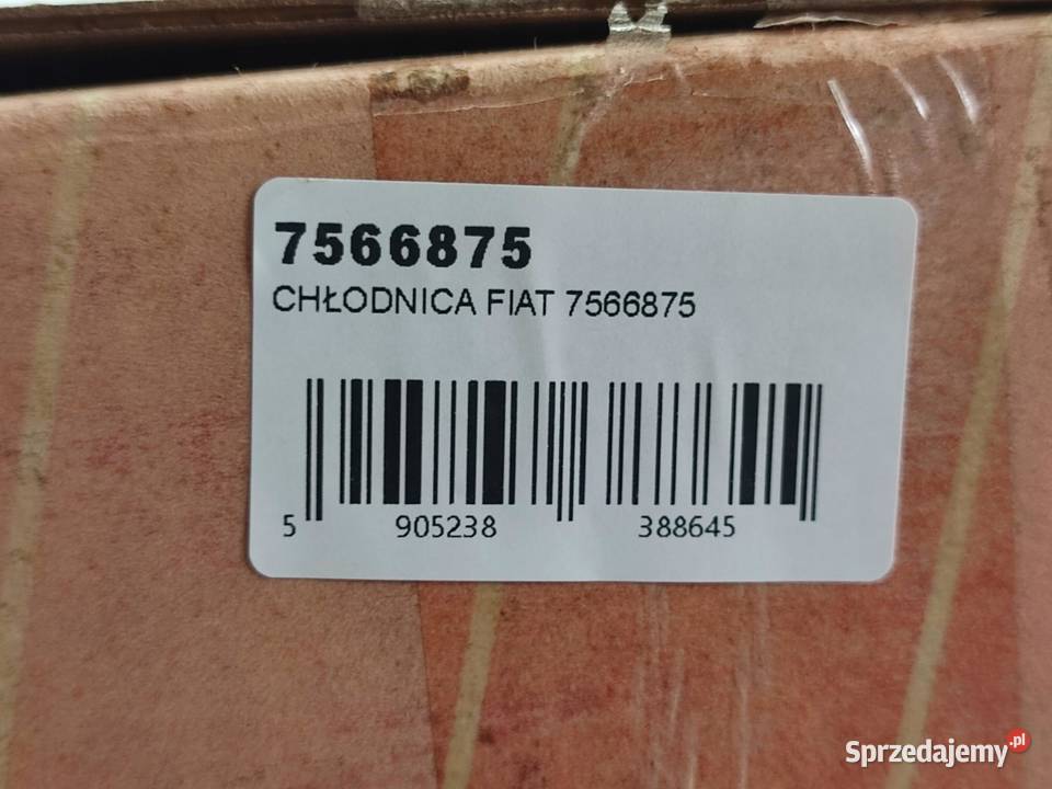 CHŁODNICA WODY FIAT FIORINO I 19801993 NOWA osobowe Chłodnie wody