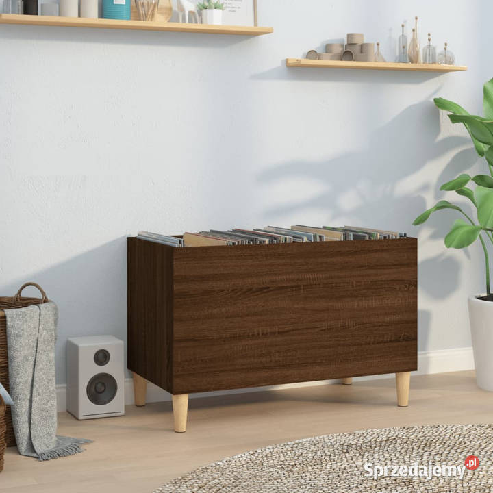 Szafka na płyty brązowy dąb 745x38x48 WM831964 Warszawa