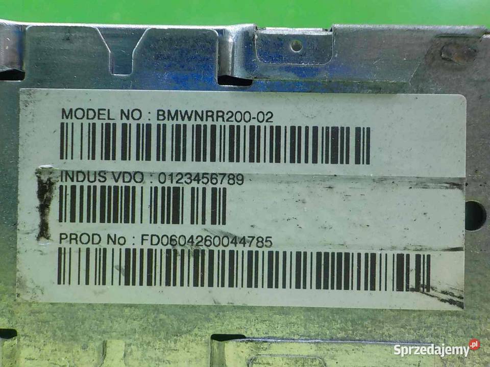 BMW X3 E83 30 B 04r 5D czytnik nawigacji