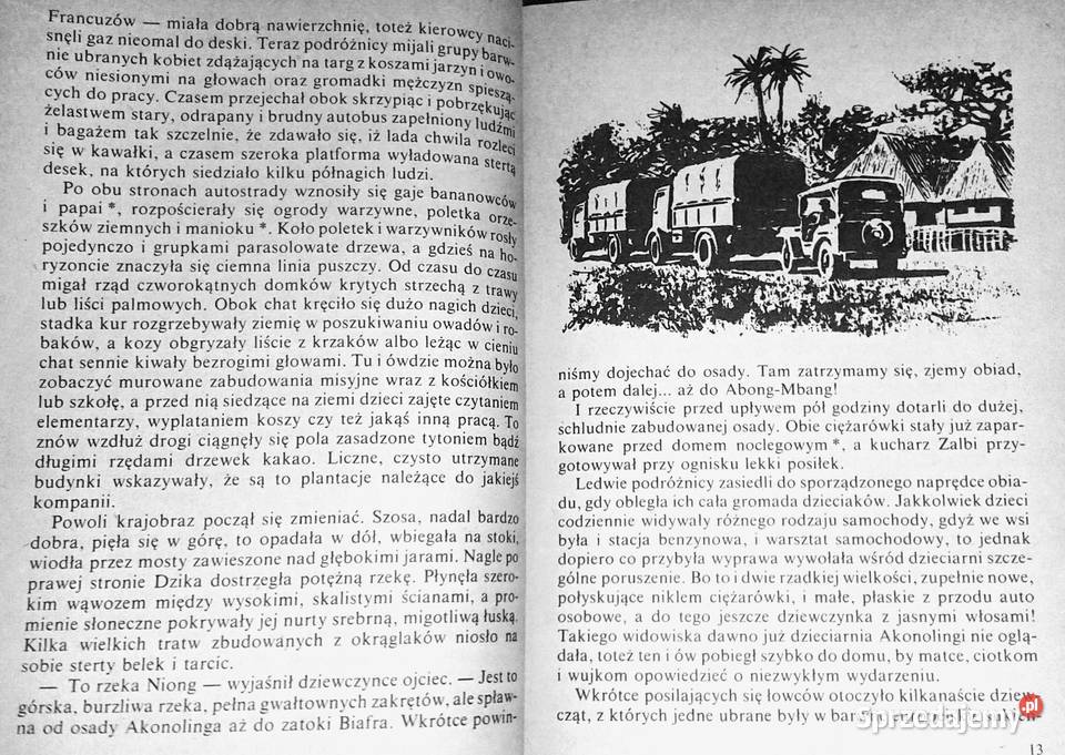 W puszczach i sawannach Kamerunu Kamil Giżycki Rok wydania 1986 Chełm