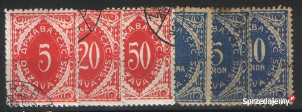 Zn Jugosławia Mi 37 9 43 kas 1919 Gliwice