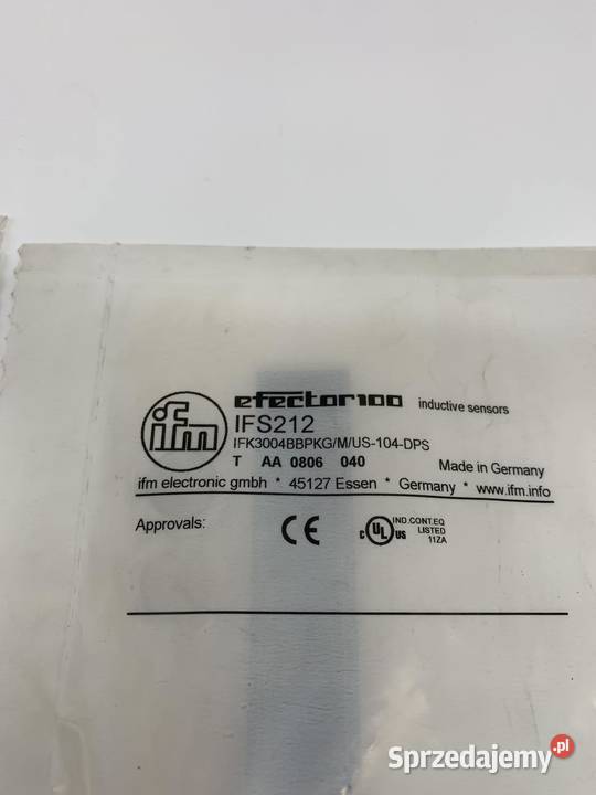 IFM IFS212 Czujnik indukcyjny Warszawa