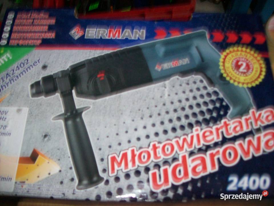 MLOTOWIERTARKA 2400 W MŁOT Erman z wyposażeniem Głogowa