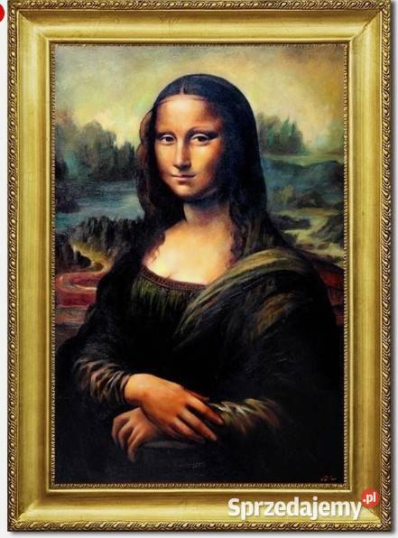 Kolekcjonerski numizmat Mona Lisa Leonarda da mazowieckie Warszawa