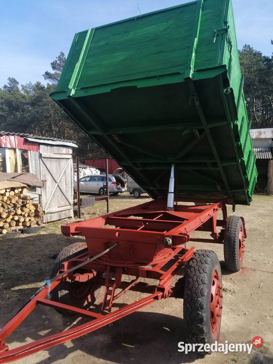 Przyczepa dwuosiowa wywrotka rolnicza Krzywda