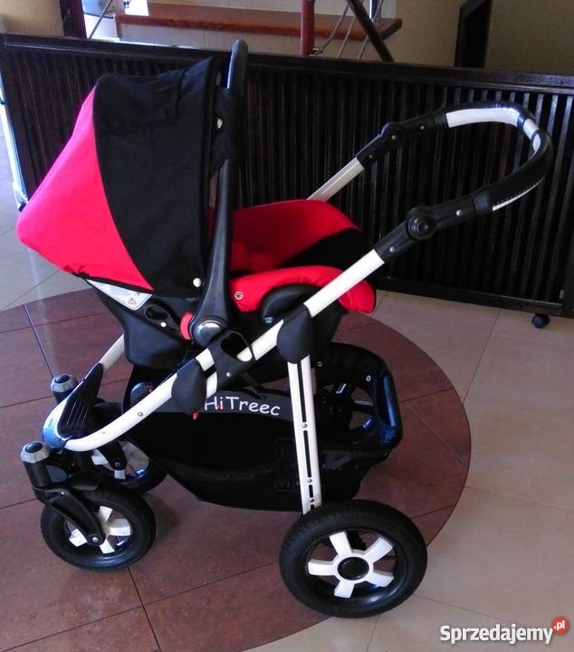 Wózek 3funkcyjny Emjot HiTreec BlackWhite Trzebieszów