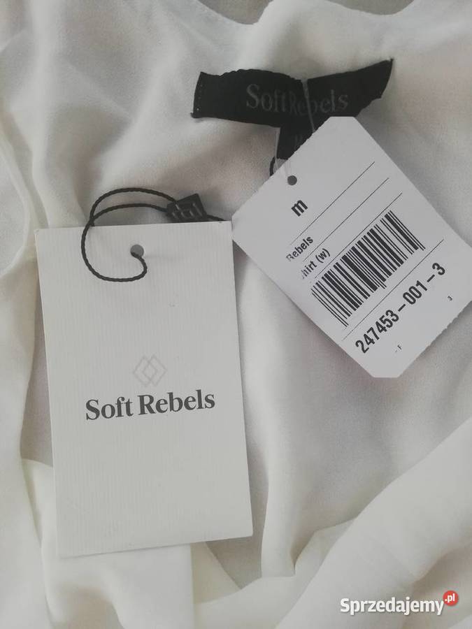 NOWY biały top na ramiączkach bluzka Soft Rebels Warszawa