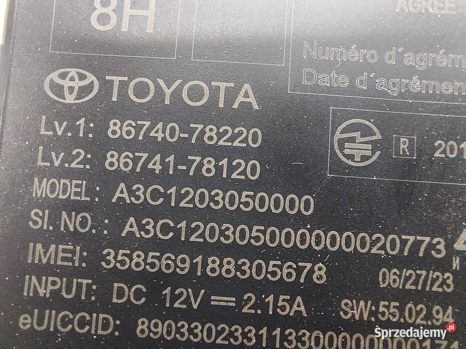 LEXUS RX500H V 5 2023 MODUŁ STEROWNIK 8674078220