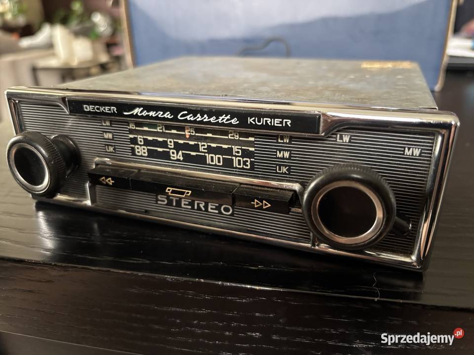 Radio BECKER Monza Cassette Kurier Mercedes Lublin sprzedam