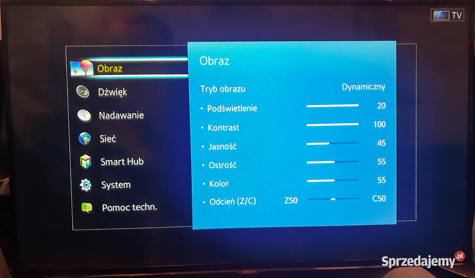 Telewizor Samsung HG40ED690DB 1016 40 Full HD śląskie Częstochowa