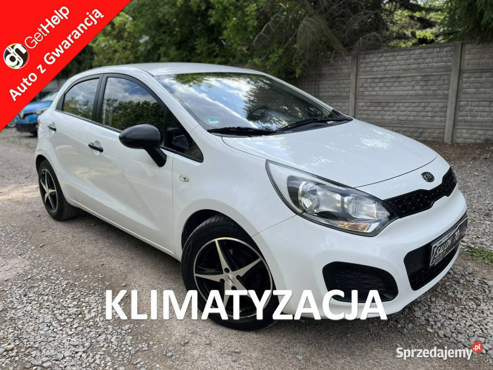 Kia Rio 12 1WŁ Klima Alu el szyby Isofix Bez lakier metallic sprzedam