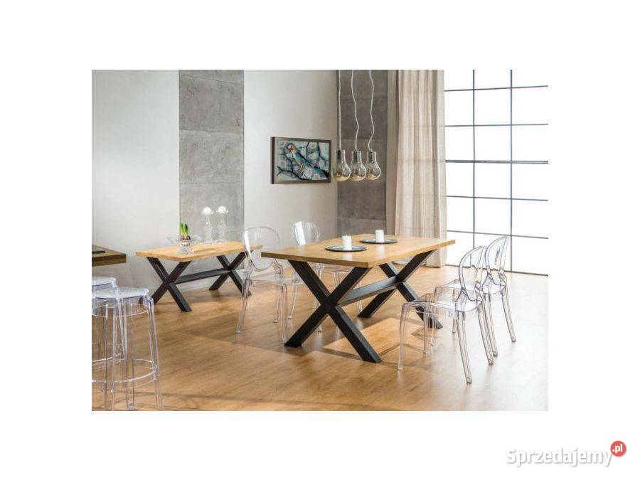 Stół Loftowy XAVIERO 6 krzeseł LUIS kujawsko-pomorskie Włocławek