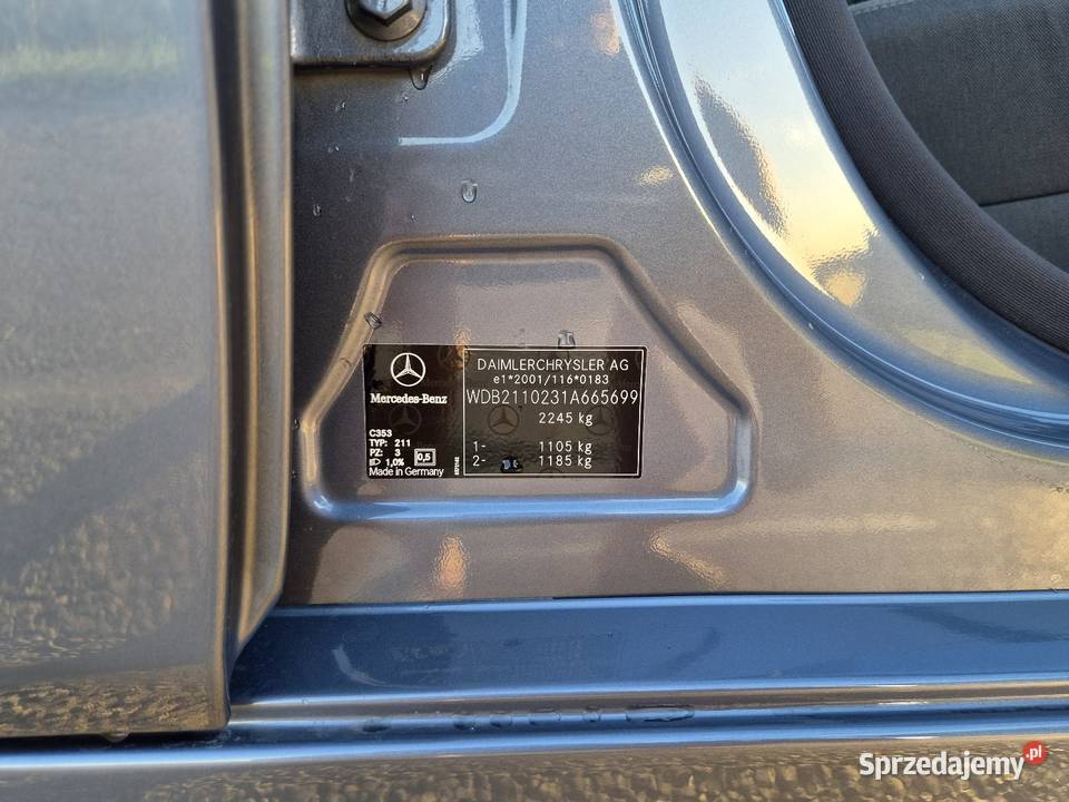 Mercedes E280 32 CDI R6 100 ESP Wrocław