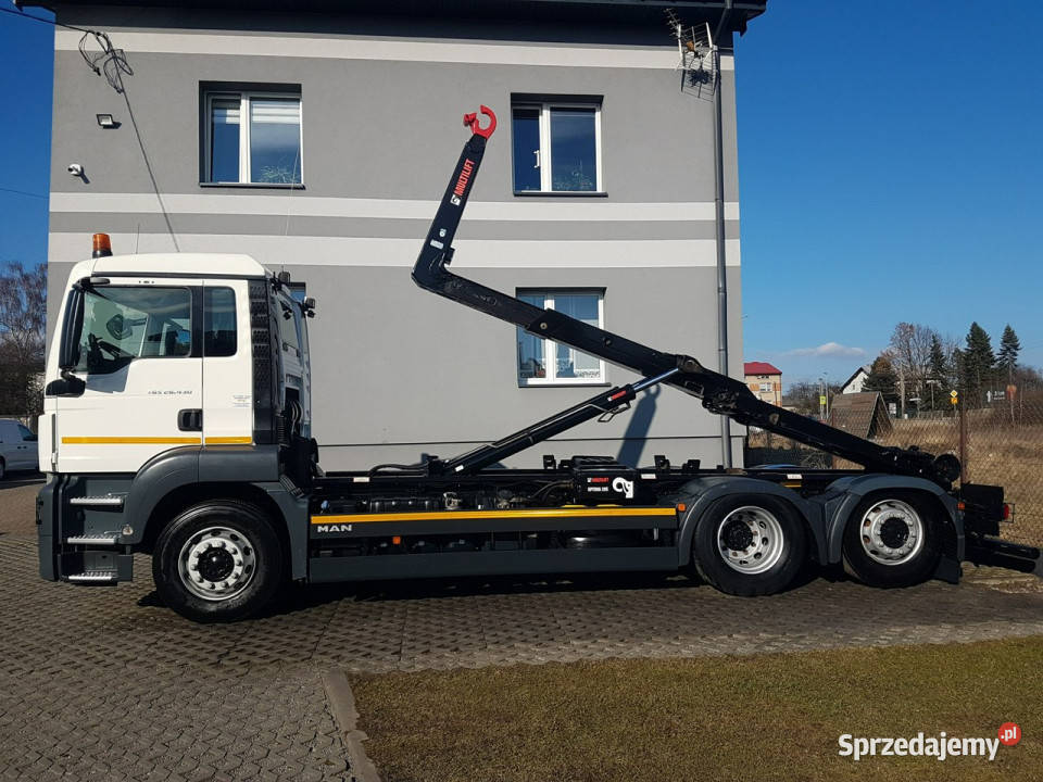 MAN TGS 26430 3 OSIE HAKOWIEC MULTILIFT OPTIMA Poręba