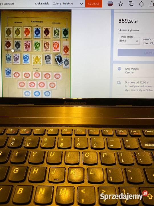 Znaczki Liechtenstein Bielsko-Biała sprzedam