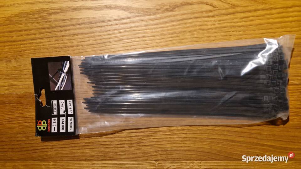 Taśma kablowa Opaska zaciskowa Zipka 36x250mm Pozostałe Bydgoszcz sprzedam