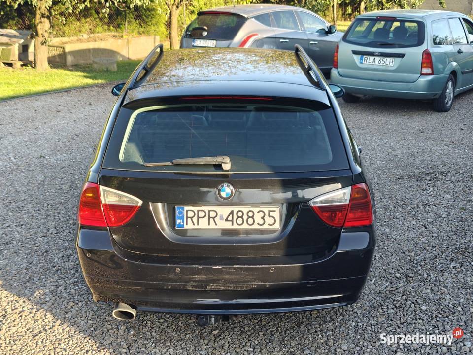 BMW Seria 3 E91 320D Wymieniony rozrząd Sprawna czarny Seria 3 Białobrzegi sprzedam