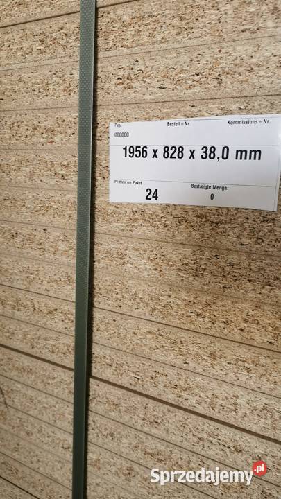 Płyta wiórowa 38 mm szalunkowa podłogowa 1956x828 mm OSB MDF