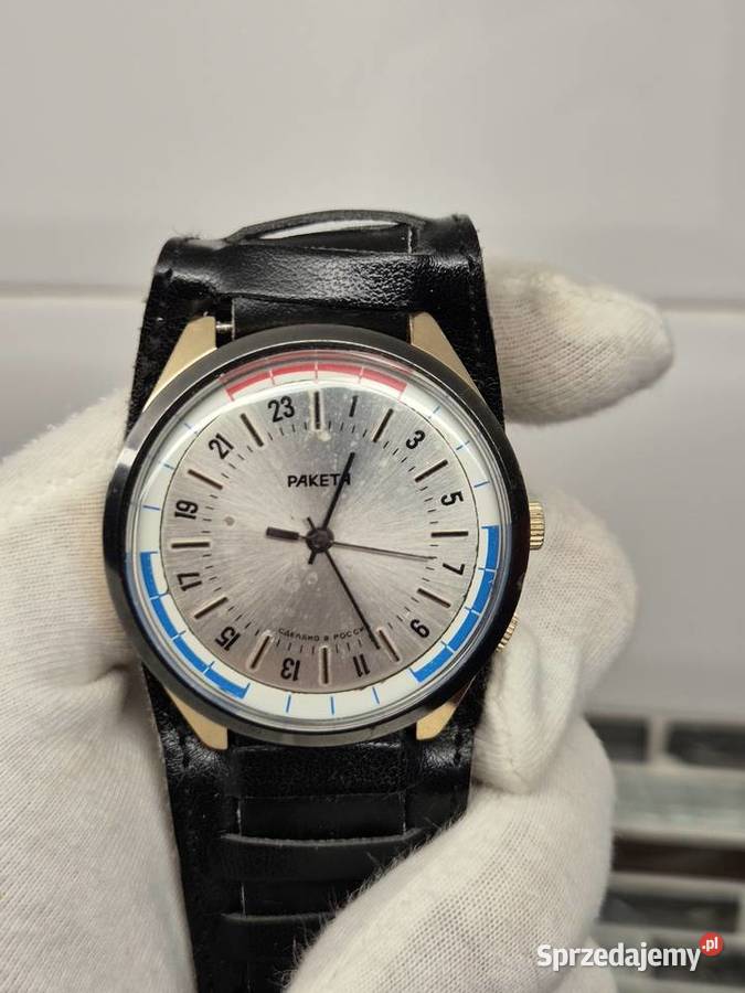 Męski zegarek mechaniczny Raketa 24h Au