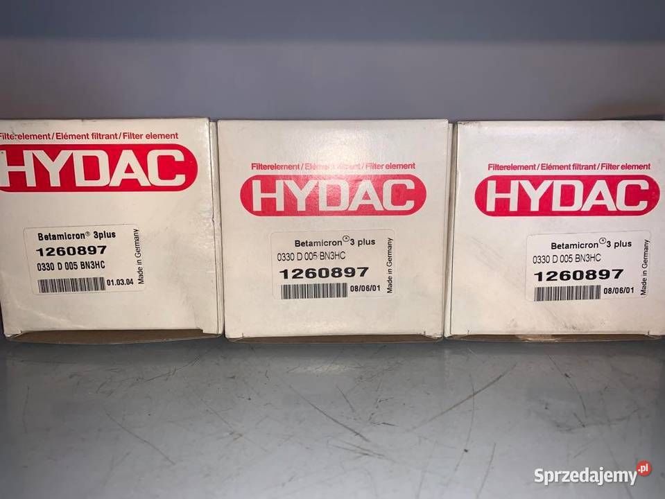 Filtr Olejowy 0330 D 005 BN3HC 1260897 Hydac sprzedam