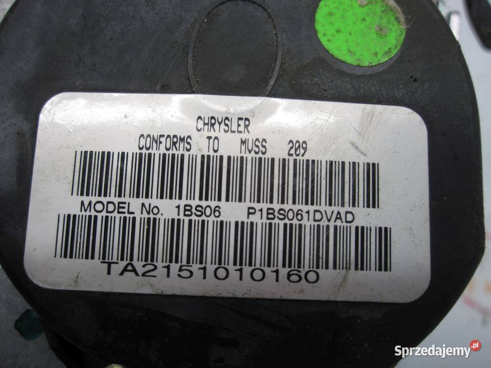 JEEP PATRIOT 10r pas bezpieczeństwa prawy przód