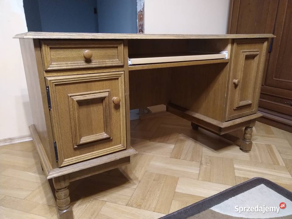 Biurko drewniane Ogrodzieniec sprzedam