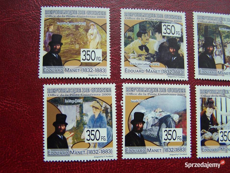Gwinea 2009 MNH Sztuka Malarstwo Edouard Manet