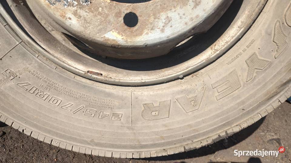 Koło felga opona Goodyear RHS 24570 175 REnault Książ Wielkopolski