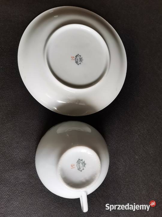 Stara przedwojenna filiżanka porcelana Giesche Katowice