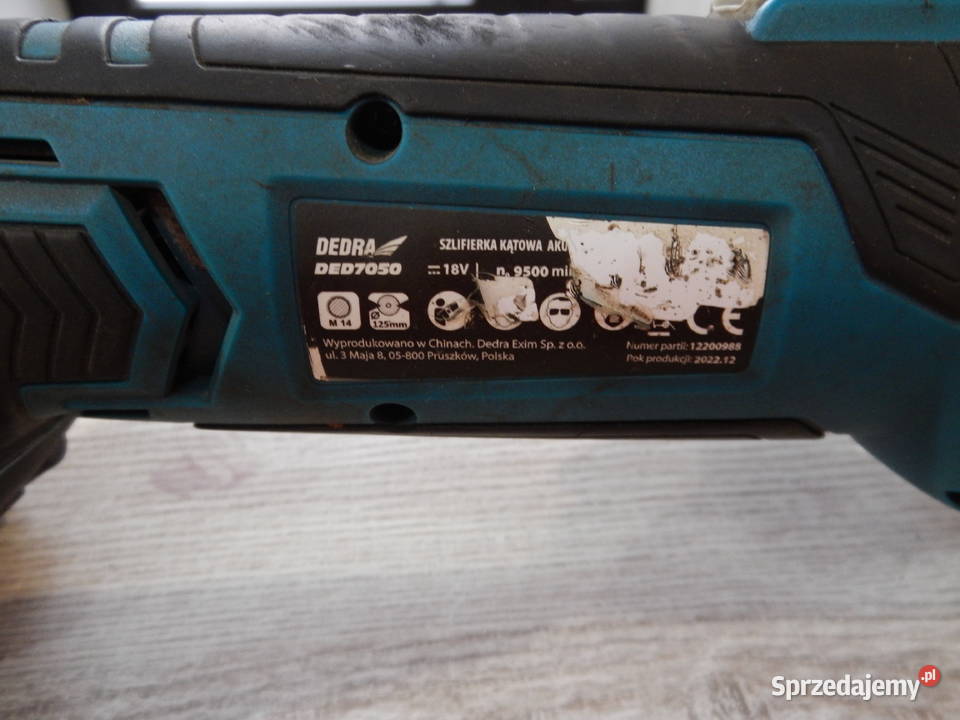 DEDRA Zestaw DED7040 DED7050 akcesoria DED7038