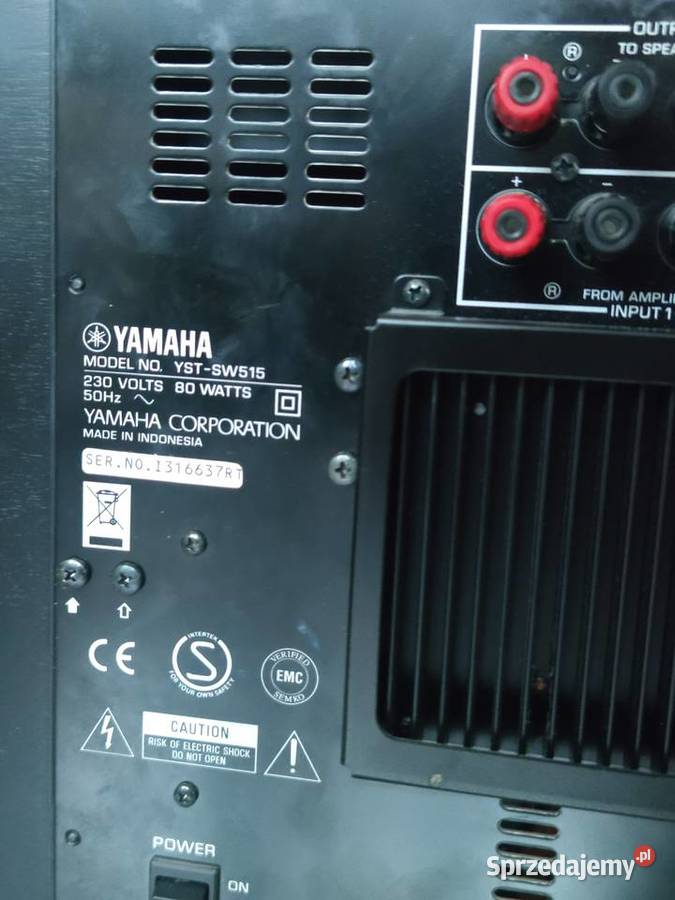 Yamaha YSTSW515 potężny subwoofer aktywny black sprzedam