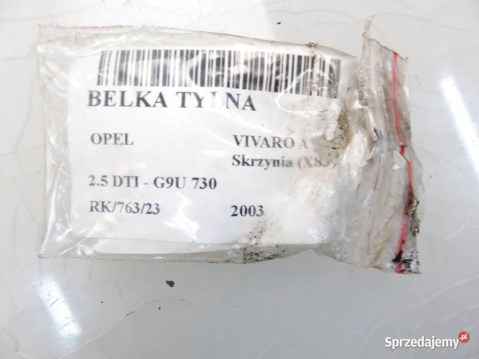 SPRĘŻYNY TYŁ OPEL VIVARO A 25 DTI