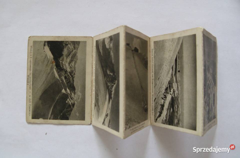 Pocztówki składanka zdjęcia Tatry Dąbrowa Górnicza sprzedam