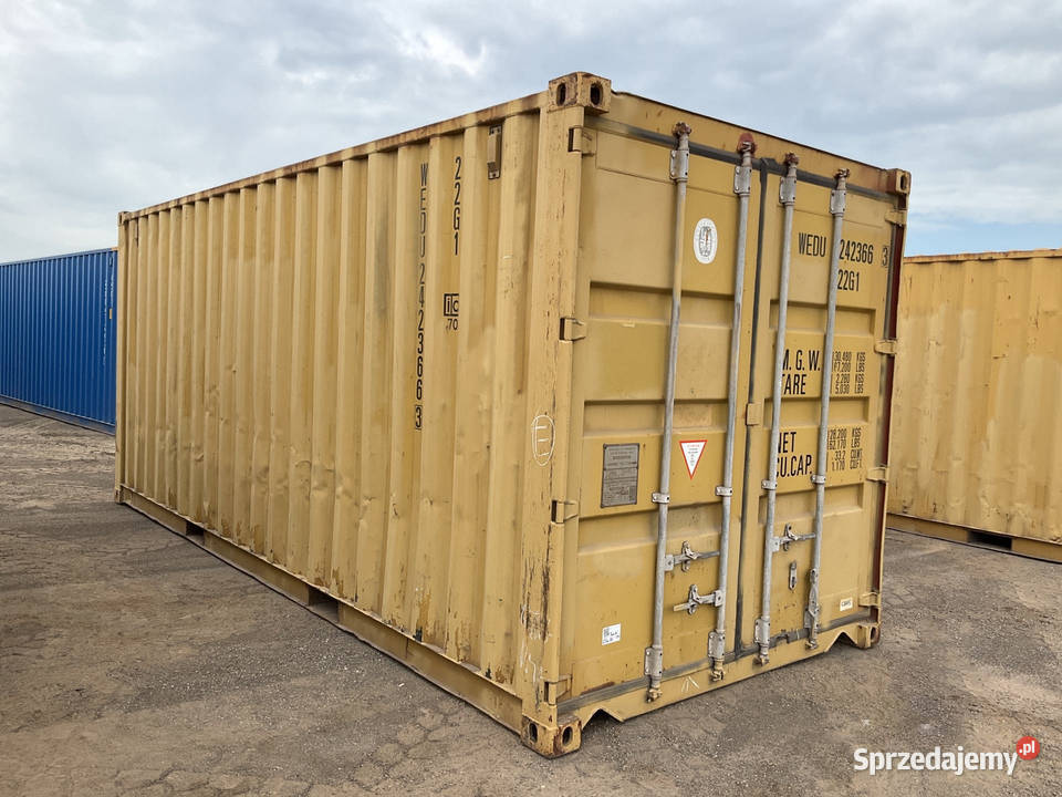 Kontener morski magazyn 20DV 6M Magazynowanie śląskie sprzedam