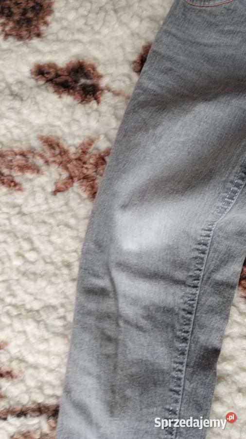 spodnie dziewczęce jeansowe siwe rozmiar 134 Poznań