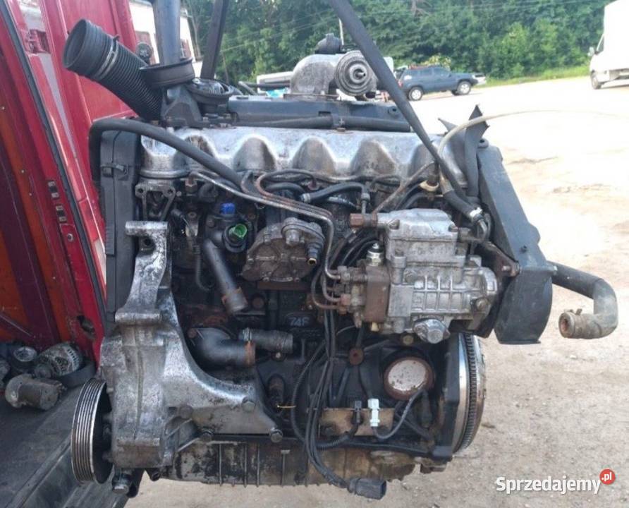 Kompletny silnik VW Transporter T4 25TDi Acv 102 Rok produkcji 2002 Silniki kompletne Żagań