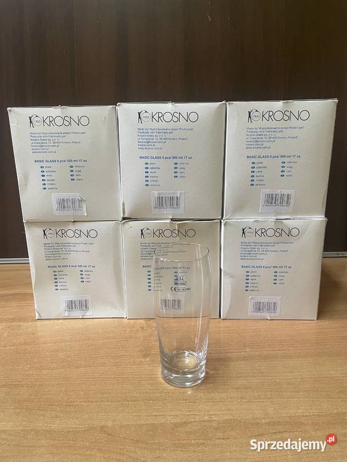 Szklanka do piwa z cechą 500 ml podkarpackie
