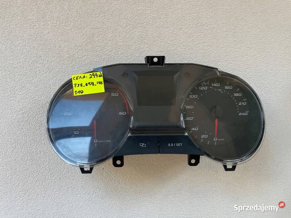 LICZNIK ZEGARY SEAT IBIZA IV 14 6J0920800L Warszawa