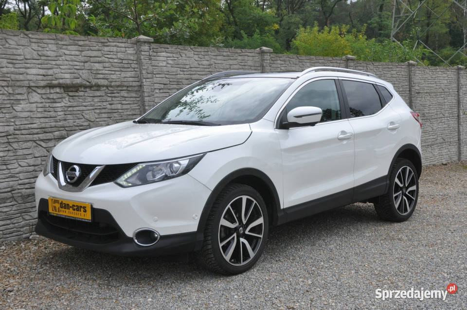Nissan Qashqai 16T 163 Tekna LED Kamera 360 Navi asystent pasa ruchu Dąbrowa Górnicza