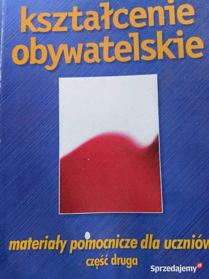 Wychowanie obywatelskie unikatowy egzemplarz miękka mazowieckie