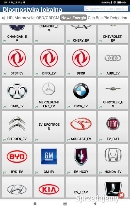 Thinkdiag 2 Diagzone Launch 24 miesiące Full Can Diagnostyka silnika i elektroniki Żyrardów sprzedam