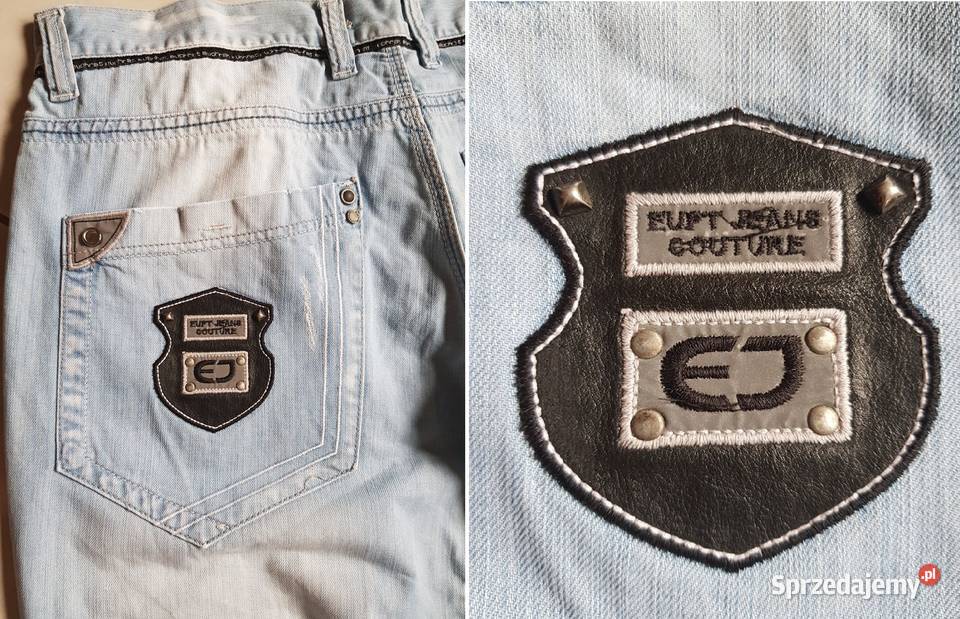 Euphrat spodnie dżinsy męskie letnie skóra nity świętokrzyskie Kielce