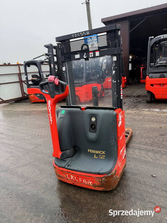 wózek paletowy z masztem LINDE L12 wolny skok Linde łódzkie Działoszyn