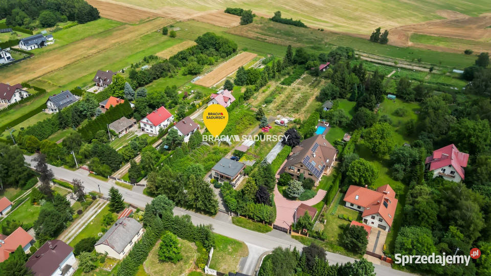 Grunt 2638m2 Giebułtów Orlich Gniazd szambo