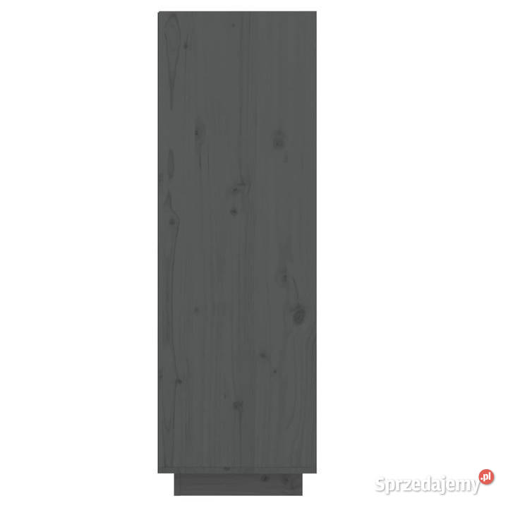 Szafka na buty szara 30x34x105 lite drewno Warszawa