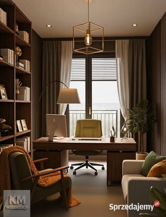 Wizualizacje koncepcyjne wnętrz w formie Pionki