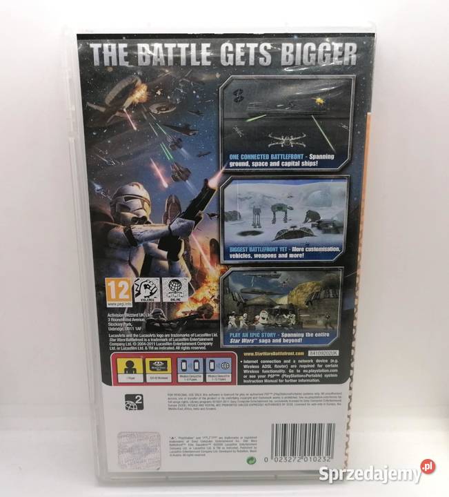 Gra na PSP Star Wars Battlefront Elite Squadron Sony PSP Elbląg
